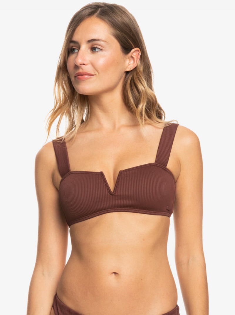 Topy Do Bikin Roxy Love The Coco V Bralette | NCAT-67418