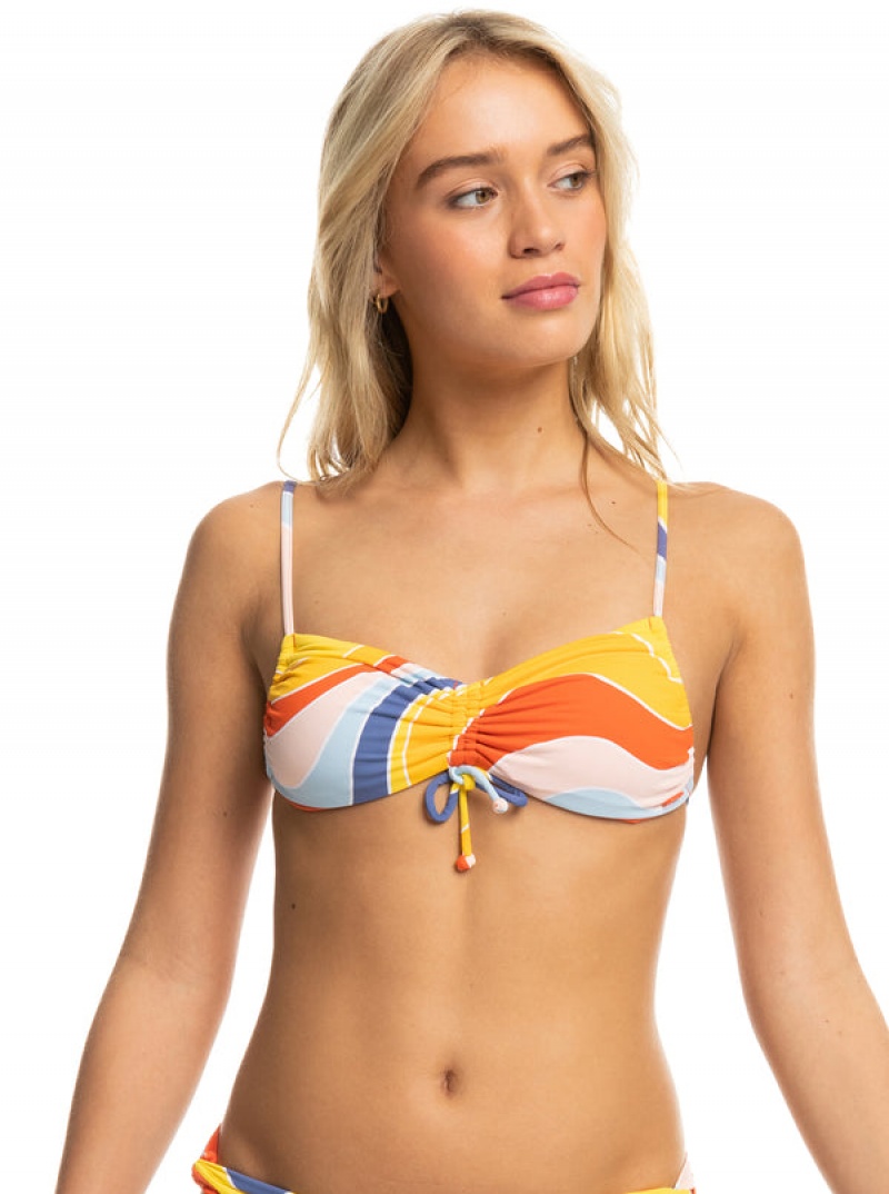 Topy Do Bikin Roxy Palm Cruz Bralette | OFPM-13806