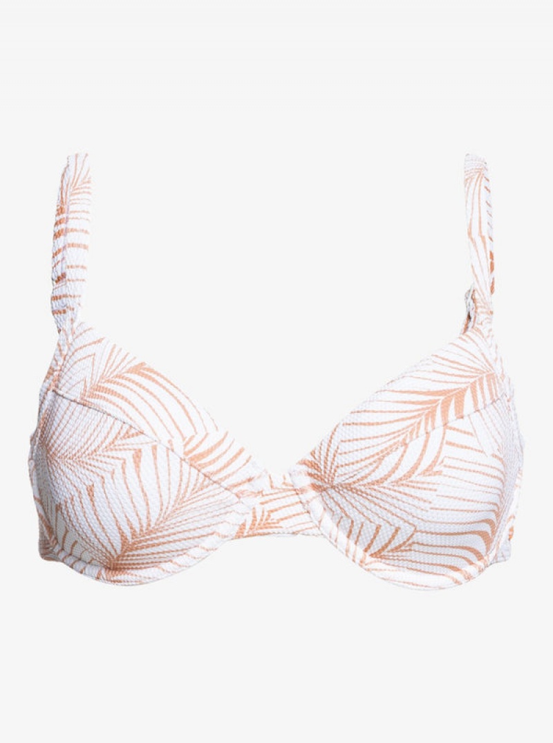 Topy Do Bikin Roxy Palm Tree Dreams Underwired D-Cup | DGFZ-23758