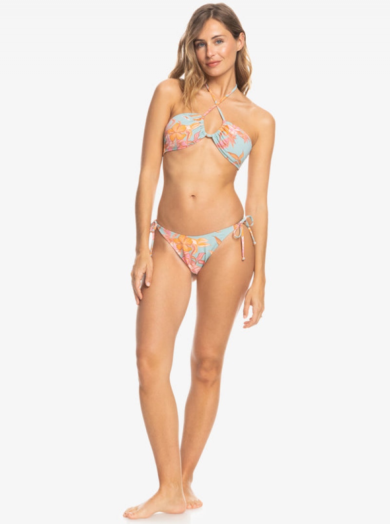 Topy Do Bikin Roxy Printed Beach Classics Triangle | VLIX-39718