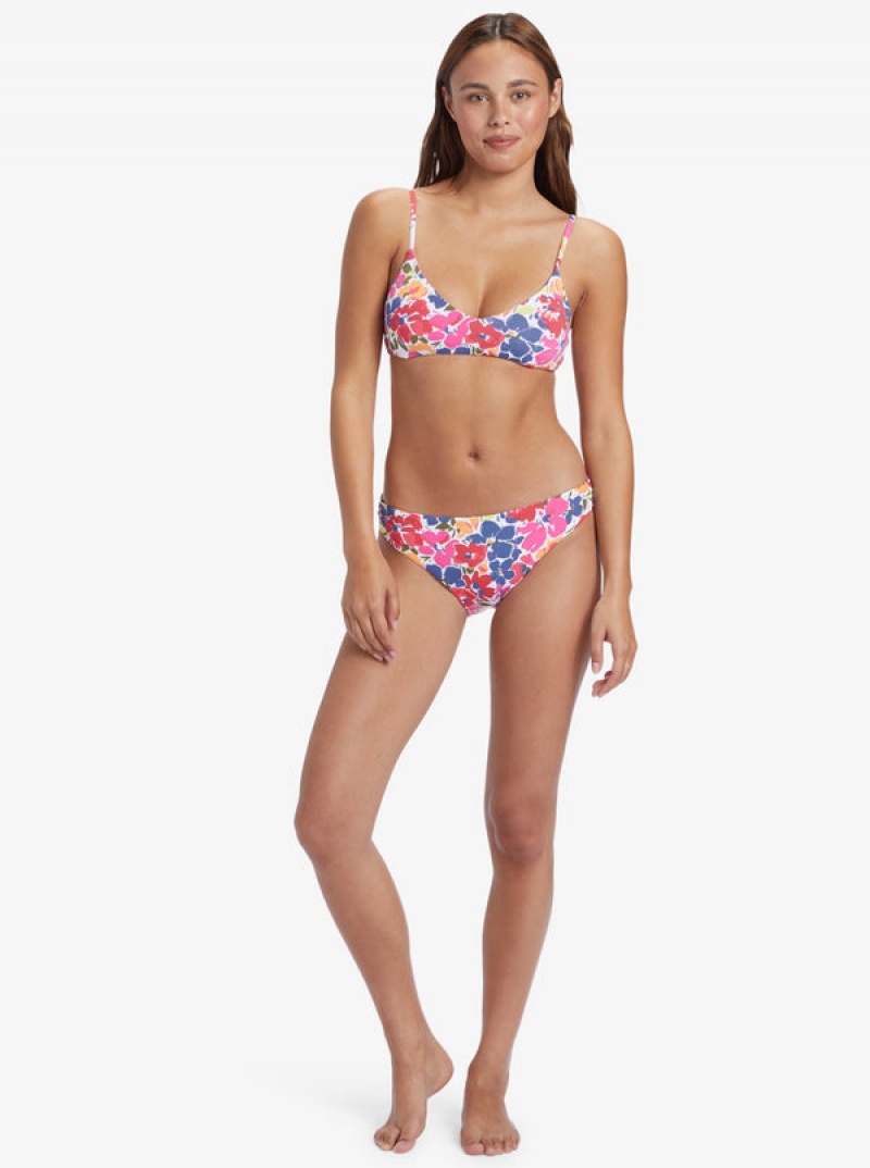 Topy Do Bikin Roxy Printed Beach Classics Atletické Triangle | WECD-06579