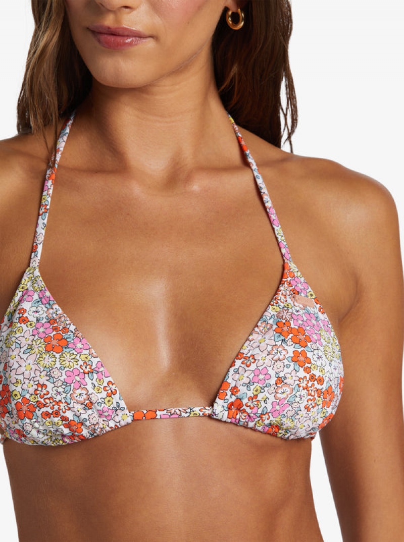 Topy Do Bikin Roxy Printed Beach Classics Tiki Triangle | XMGA-68907