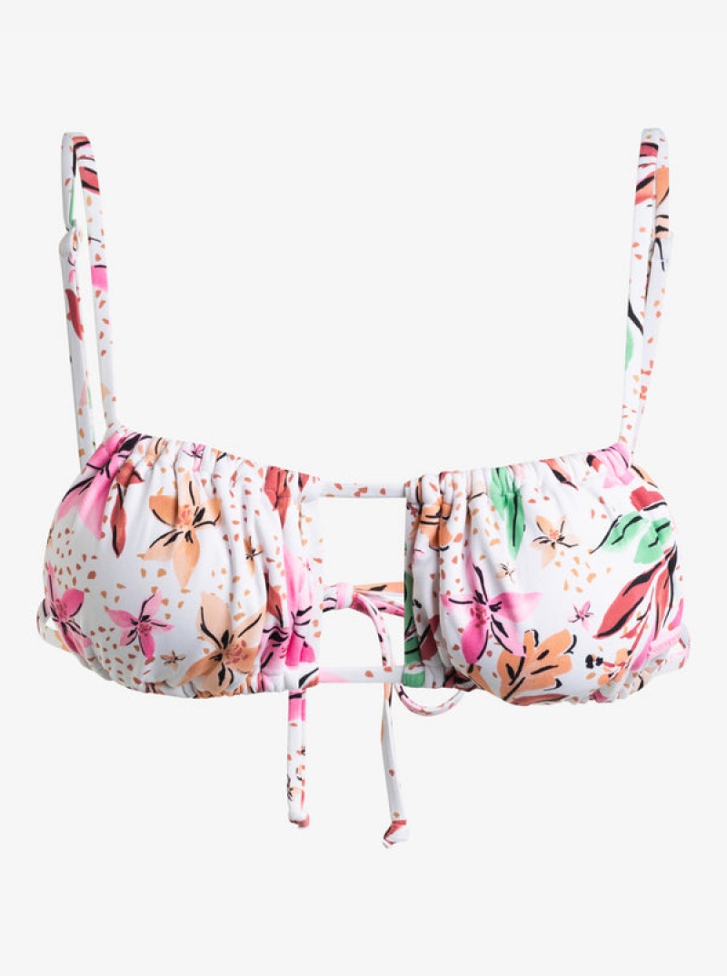 Topy Do Bikin Roxy Printed Beach Classics Bralette | FRNC-49521