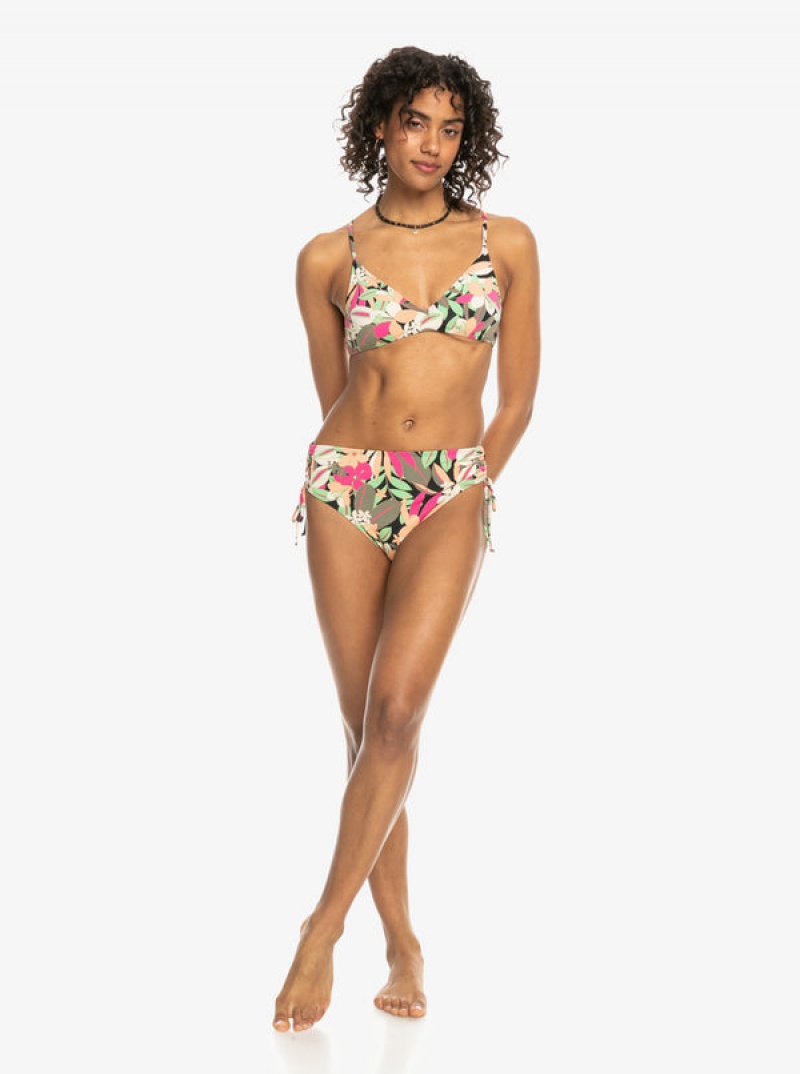 Topy Do Bikin Roxy Printed Beach Classics Páskové Bra | ELQU-73942