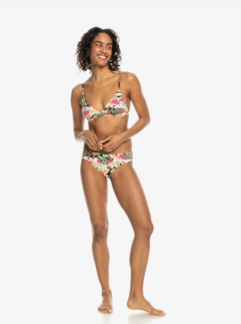 Topy Do Bikin Roxy Printed Beach Classics Fixed Triangle | DIYC-91653