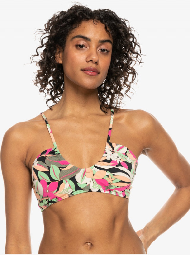 Topy Do Bikin Roxy Printed Beach Classics Bra | GIDF-16250