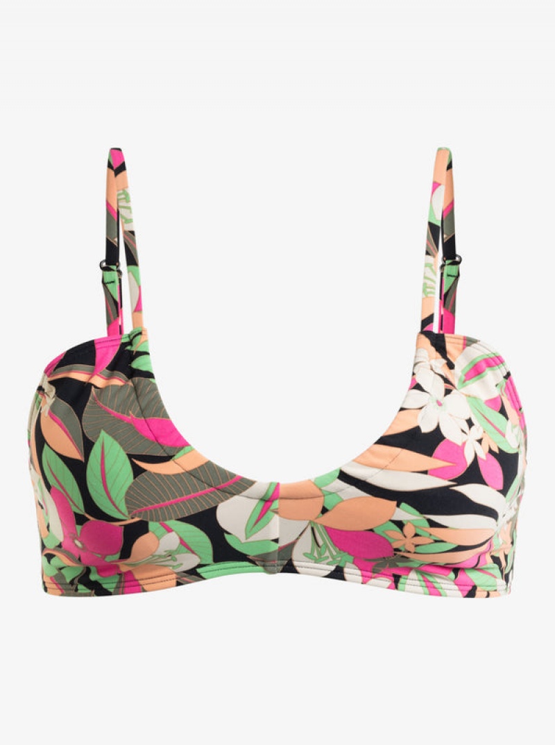 Topy Do Bikin Roxy Printed Beach Classics Bra | GIDF-16250