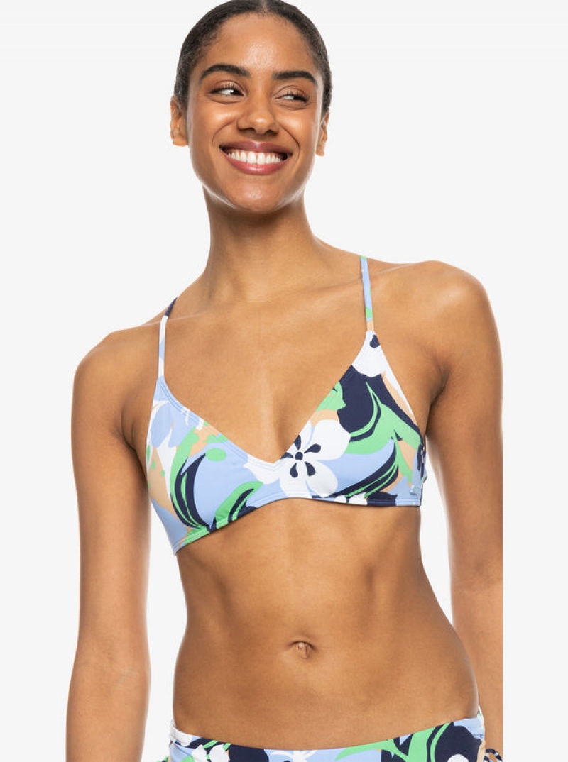 Topy Do Bikin Roxy Printed Beach Classics Páskové Bra | MXAB-74016