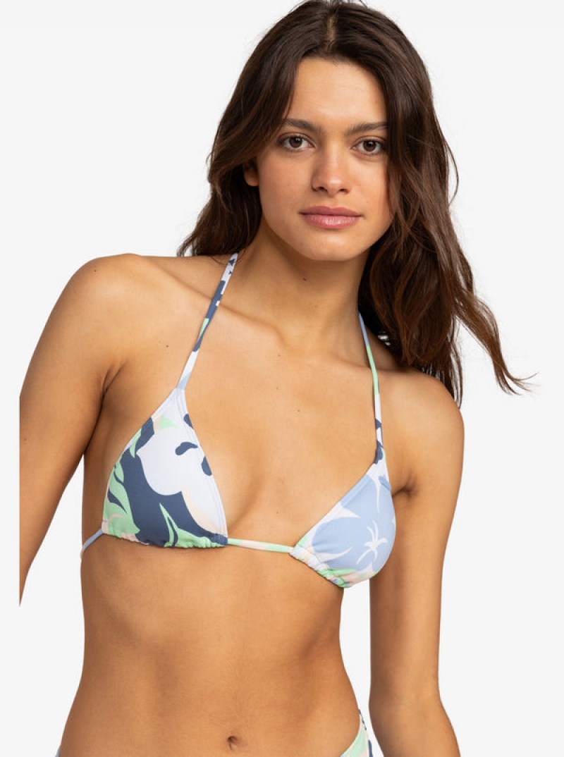 Topy Do Bikin Roxy Printed Beach Classics Mini Tiki Tri | YSZO-19425