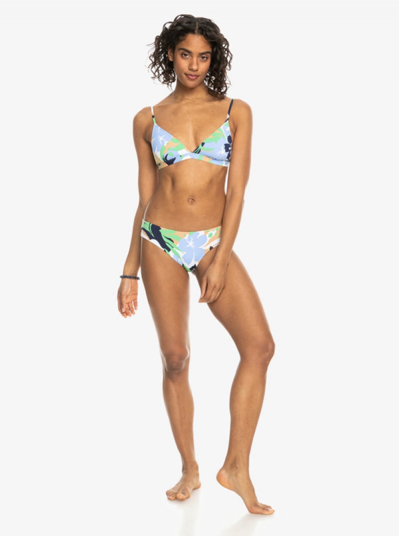 Topy Do Bikin Roxy Printed Beach Classics Fixed Triangle | HUMQ-12340