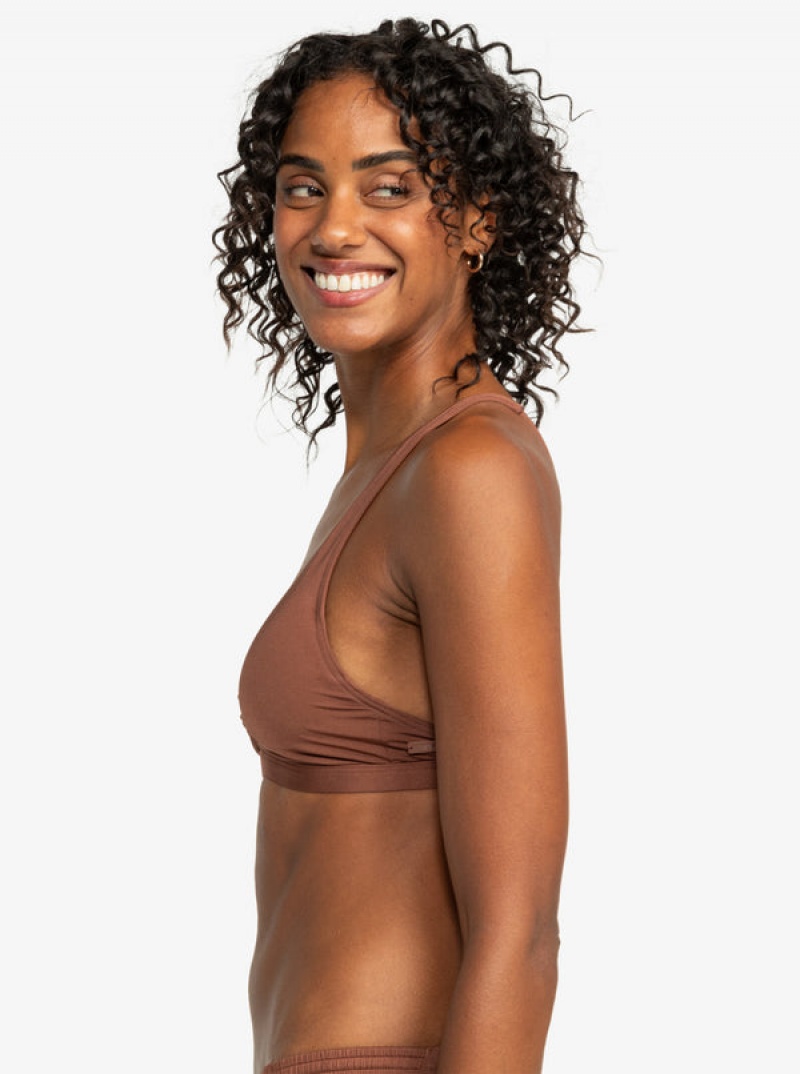 Topy Do Bikin Roxy Silky Island Elongated Bra | CXTB-91062