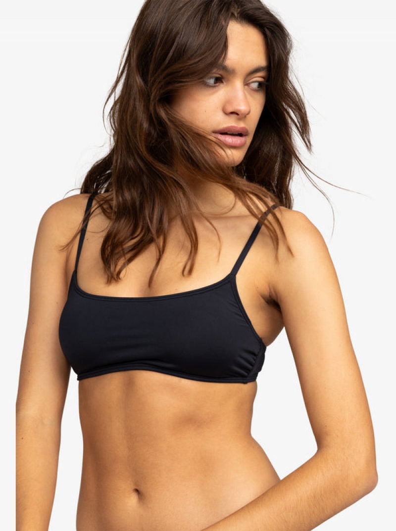 Topy Do Bikin Roxy Solid Beach Classics Bralette | BTZO-26017