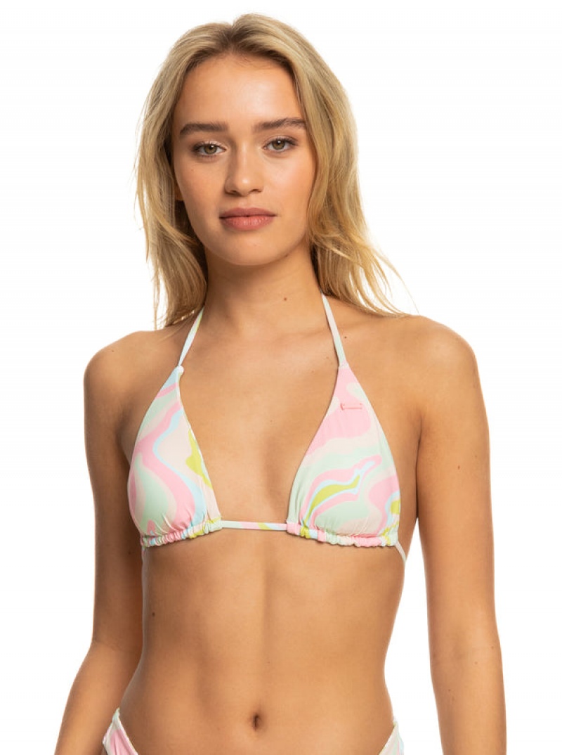 Topy Do Bikin Roxy Tropics Hype Reversible Tiki Tri | YSUF-20817