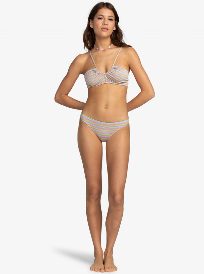 Topy Do Bikin Roxy Wavy Stripe Módní Bralette | EQSJ-59608