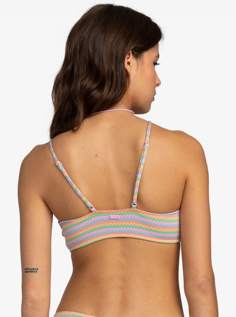 Topy Do Bikin Roxy Wavy Stripe Módní Bralette | EQSJ-59608