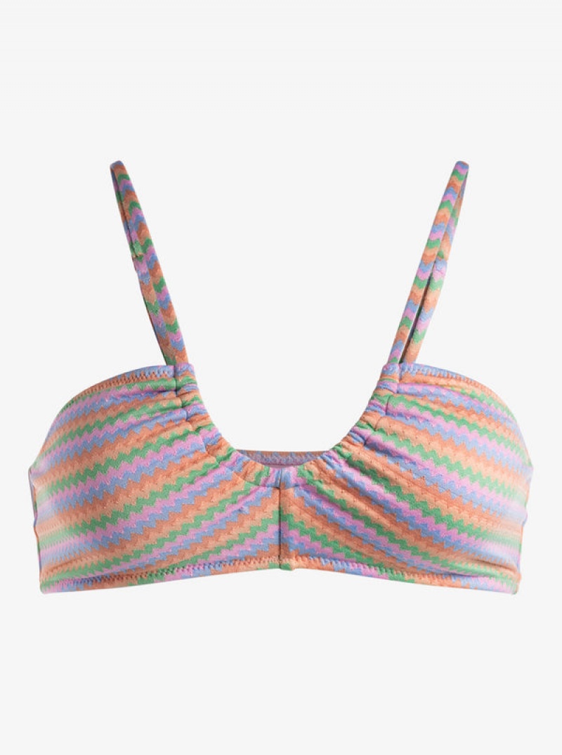 Topy Do Bikin Roxy Wavy Stripe Módní Bralette | EQSJ-59608