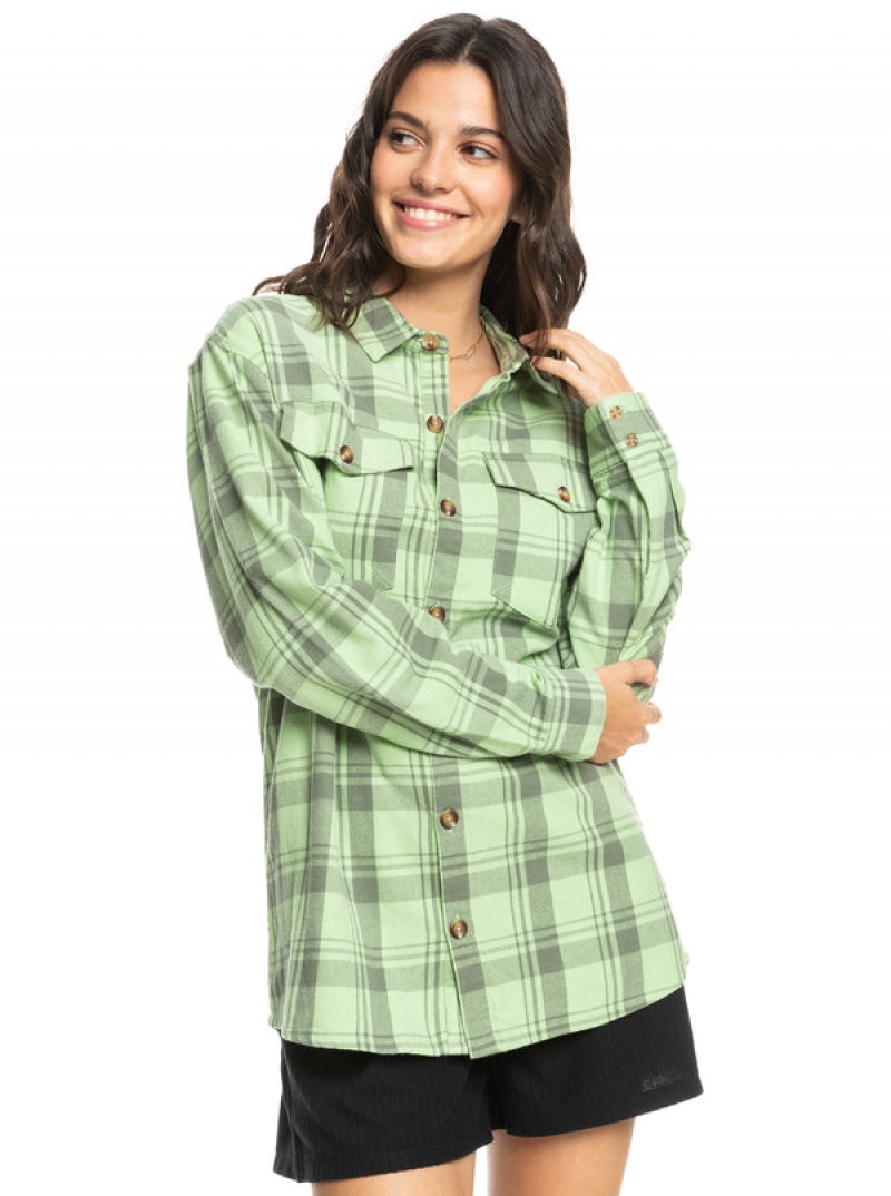 Topy Roxy Let It Go Flannel Long Sleeve | BTCX-87915