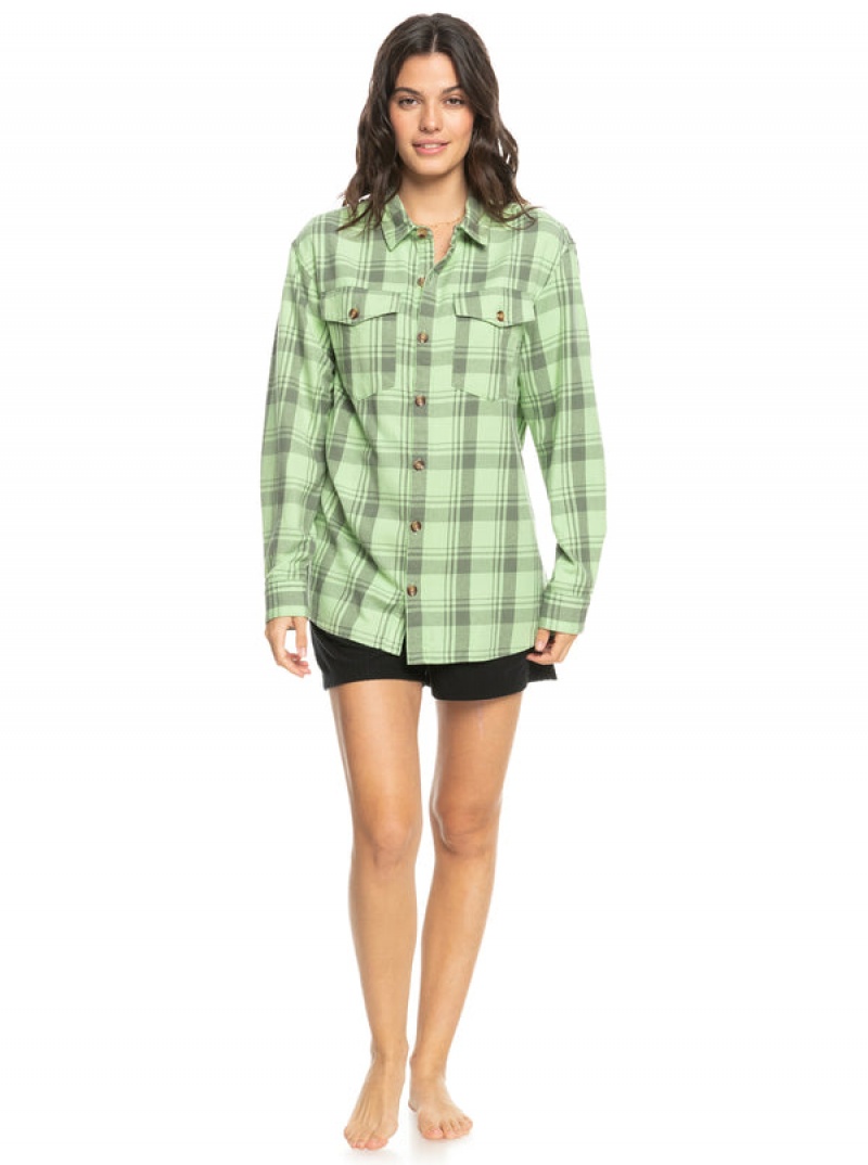 Topy Roxy Let It Go Flannel Long Sleeve | BTCX-87915