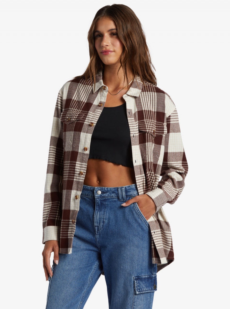 Topy Roxy Let It Go Flannel Long Sleeve | WCGS-85473