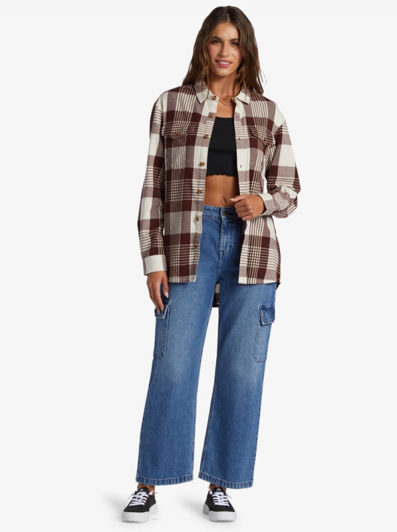 Topy Roxy Let It Go Flannel Long Sleeve | WCGS-85473