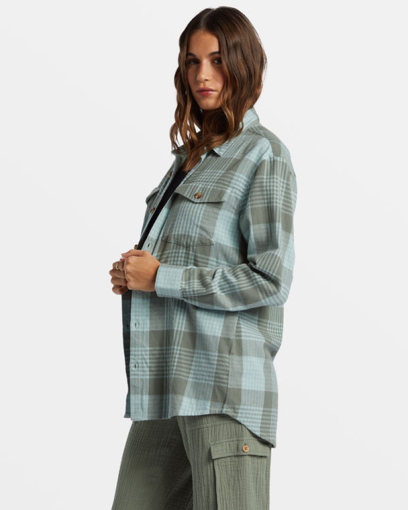 Topy Roxy Let It Go Flannel Long Sleeve | GMAT-75698