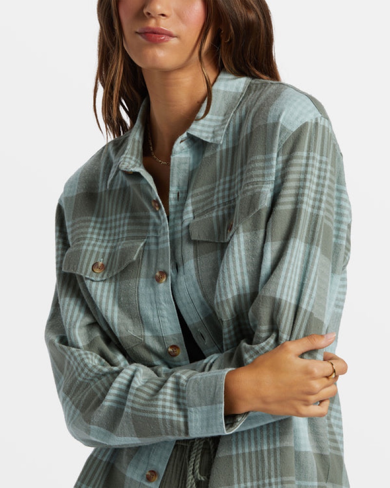 Topy Roxy Let It Go Flannel Long Sleeve | GMAT-75698