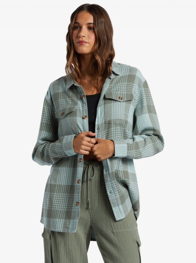 Topy Roxy Let It Go Flannel Long Sleeve | GMAT-75698