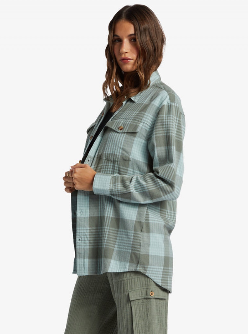 Topy Roxy Let It Go Flannel Long Sleeve | GMAT-75698