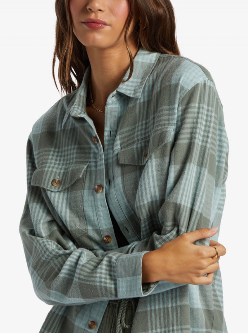 Topy Roxy Let It Go Flannel Long Sleeve | GMAT-75698