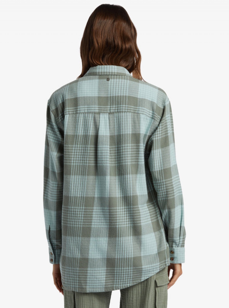 Topy Roxy Let It Go Flannel Long Sleeve | GMAT-75698