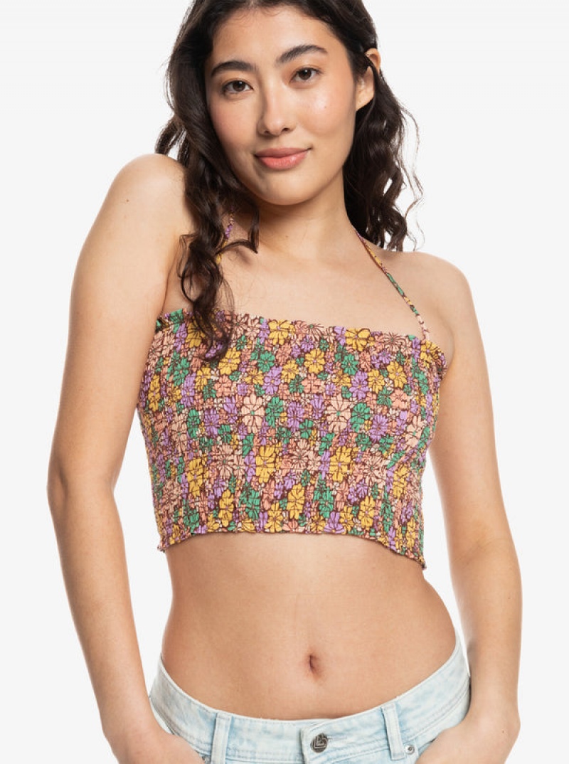 Topy Roxy Warm Waters Ruched Bandeau | WDIH-90624