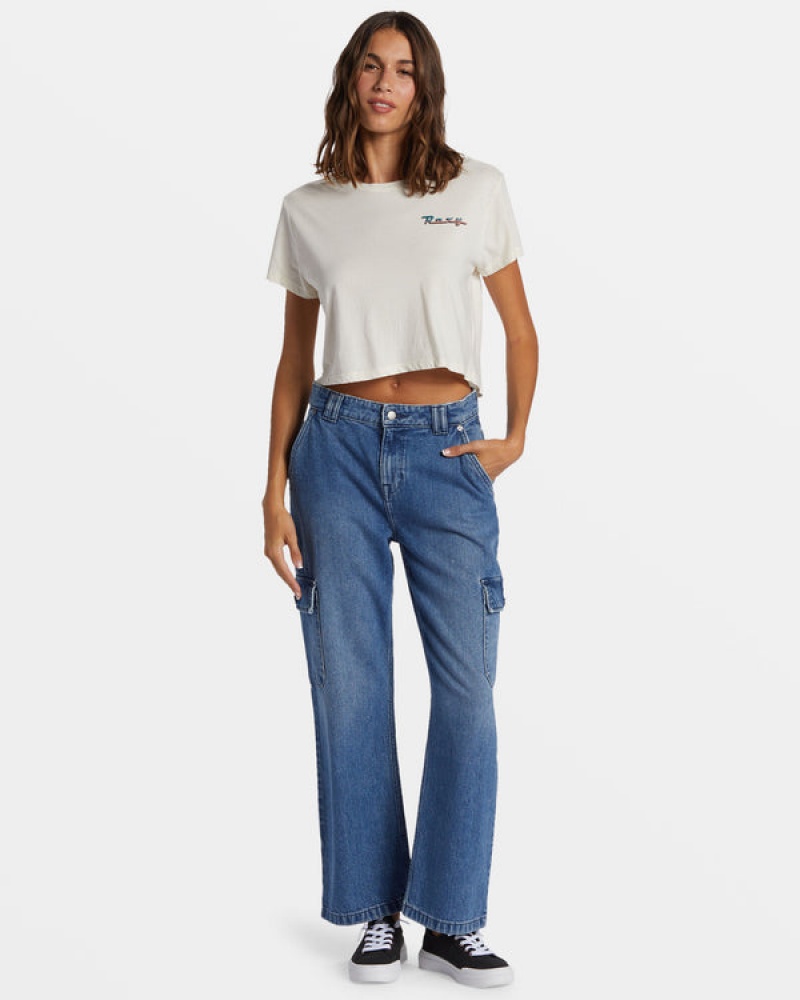 Tričko Roxy Baja Cali Cropped | EVQA-64139