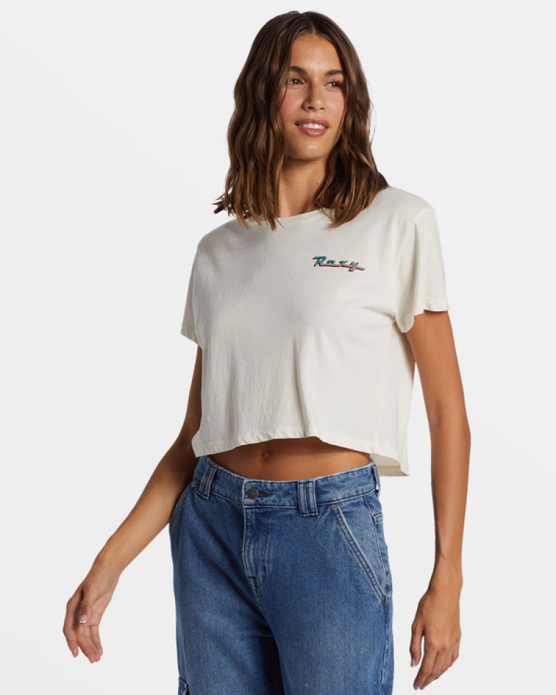 Tričko Roxy Baja Cali Cropped | EVQA-64139