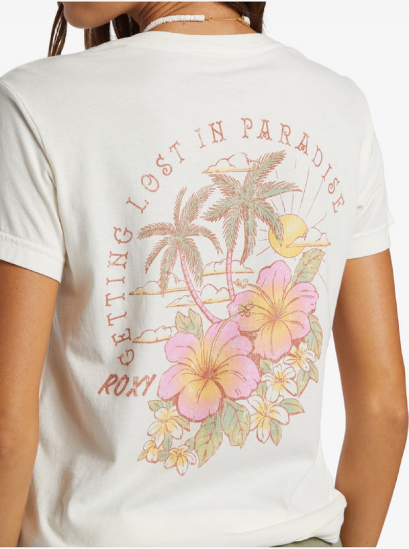 Tričko Roxy Hibiscus Paradise Boyfriend | QHRC-78195