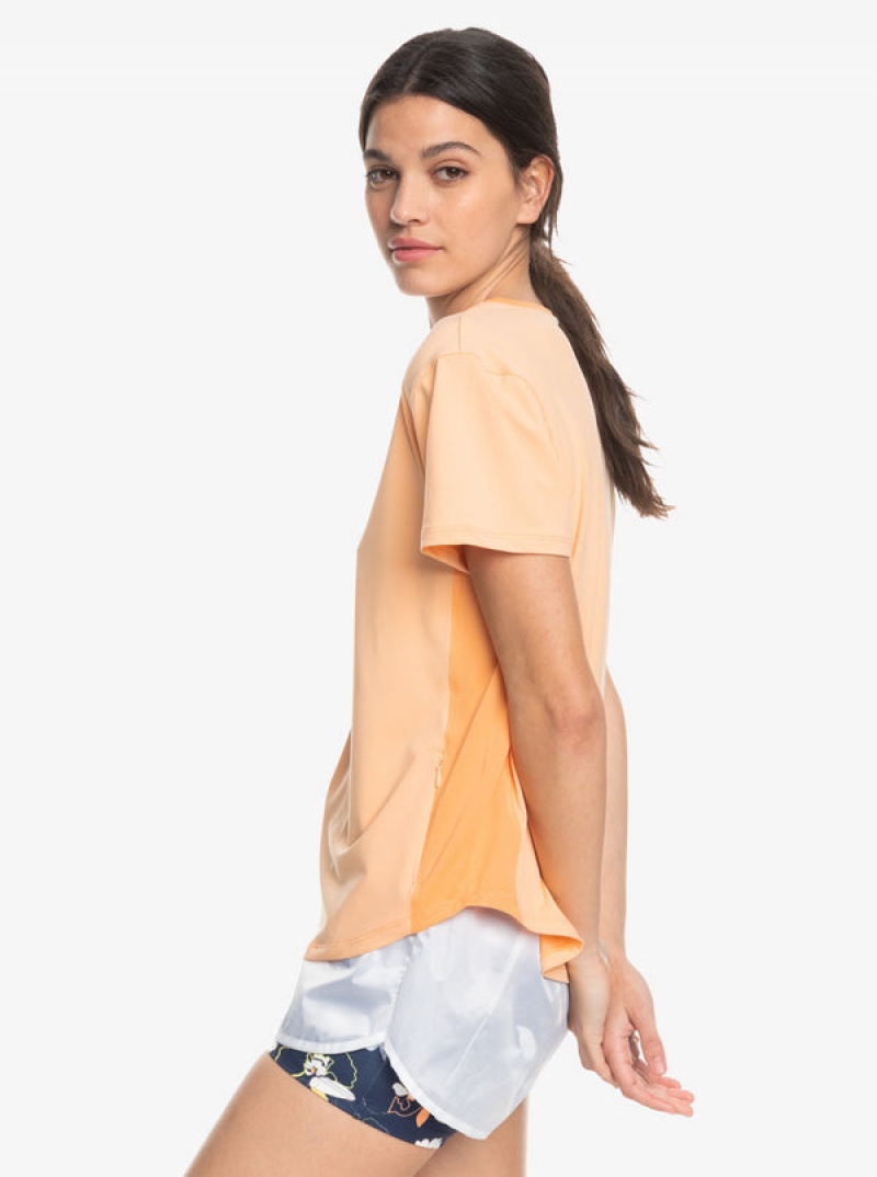 Tričko Roxy Pure Pursuit Mesh Tee Knit | FUZI-52134