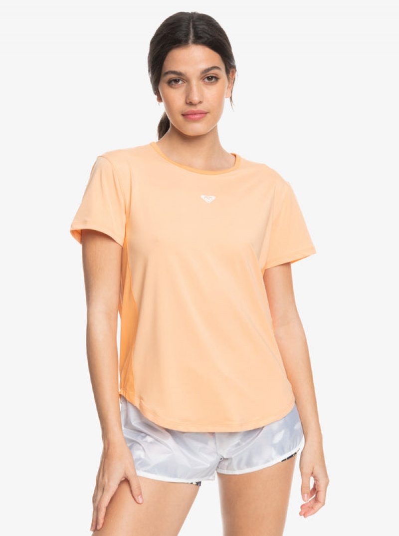 Tričko Roxy Pure Pursuit Mesh Tee Knit | FUZI-52134