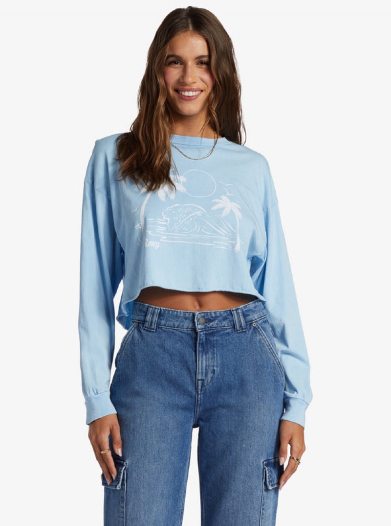 Tričko Roxy Simple Surf Oversized Long Sleeve | ZPSY-52146