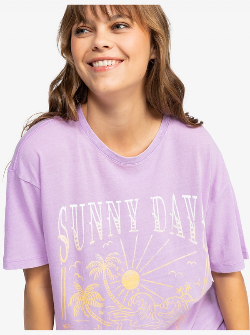 Tričko Roxy Sunny Days Oversized | QGBV-62940