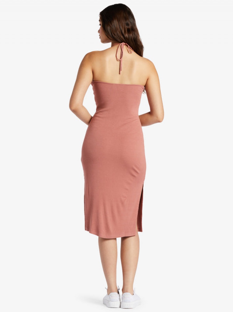 Šaty Roxy Late Sunset Halter Midi | YLGN-74958